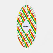 ボリビアとボリビア国旗のタイル貼り|過去記事 メタルオーナメント (正面左)