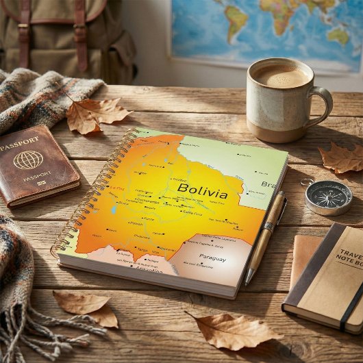ボリビアと都市の地縁ど図 プランナー手帳