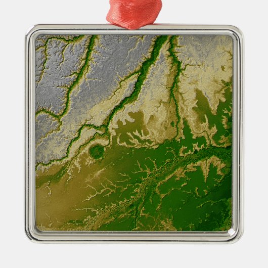 ボリビアのアマゾン メタルオーナメント (正面)