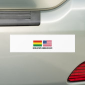 ボリビアのアメリカ人 バンパーステッカー (車上)