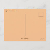 ボリビアのウユニ塩フラッツ ポストカード (裏面)