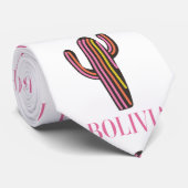 ボリビアのサボテン旅行ポスター葉書キーチェーン ネクタイ (ロール)