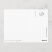 ボリビアのソラールデウユニ塩フラット ポストカード (裏面)