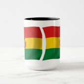 ボリビアの国旗マグカップ マグカップ (中央)