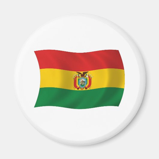 ボリビアの国旗マグネット マグネット (正面)