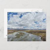 ボリビアの川と山。 ポストカード (正面/裏面)