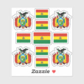 ボリビアの州のシンボル/腕と旗のコート シール (シート)