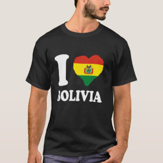 ボリビアの旗 ボリビア人の誇り ボリビア大好き ボリビア Tシャツ