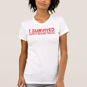 ボリビアの死の道の生存者のティー Tシャツ