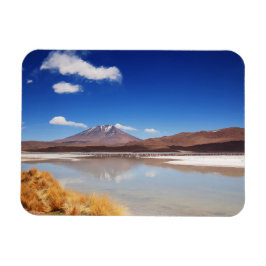 ボリビアの火山とアルティプラノの風景 マグネット