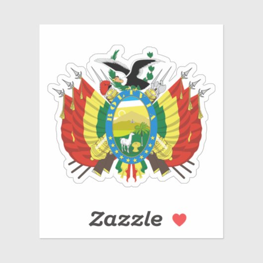 ボリビアの紋章 シール (シート)