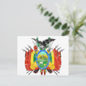 ボリビアの紋章 ポストカード (スタンド正面)