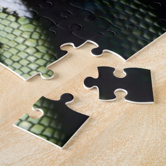 ボリビアの緑の木のヘビのエメラルドのボア ジグソーパズル (側面)