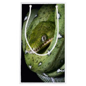 ボリビアの緑の木のヘビのエメラルドのボア スモールペーパーバッグ (正面)