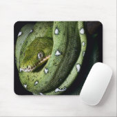 ボリビアの緑の木のヘビのエメラルドのボア マウスパッド (マウス)