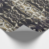 ボリビアの花の浮彫りになる芸術の包装紙 ラッピングペーパー (角)