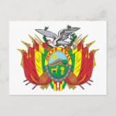 ボリビアコートオブアームズ ポストカード (正面)