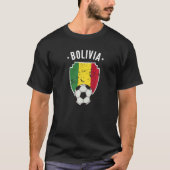 ボリビアサッカー国旗ボリビア(Prid) Tシャツ (正面)
