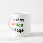 ボリビア伝統マグカップ コーヒーマグカップ (正面左)