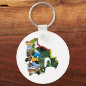 ボリビア共和国 キーホルダー (正面)