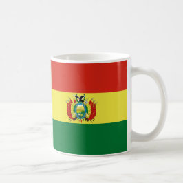 ボリビア国旗のセラミックマグカップ コーヒーマグカップ