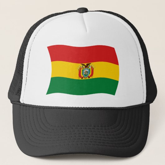 ボリビア国旗ハット キャップ (正面)
