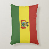 ボリビア国旗 アクセントクッション (正面(垂直))