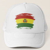 ボリビア国旗 キャップ (正面)