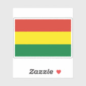 ボリビア国旗 シール (シート)