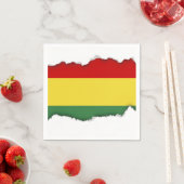 ボリビア国旗 スタンダードカクテルナプキン (インサイチュ)