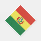 ボリビア国旗 スタンダードランチョンナプキン (角)