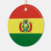 ボリビア国旗 セラミックオーナメント (左)
