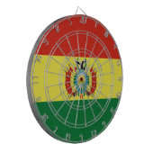 ボリビア国旗 ダーツボード (正面左)