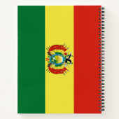 ボリビア国旗 ノートブック (裏面)