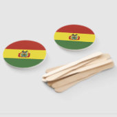 ボリビア国旗 ハンドファン (組立なし)