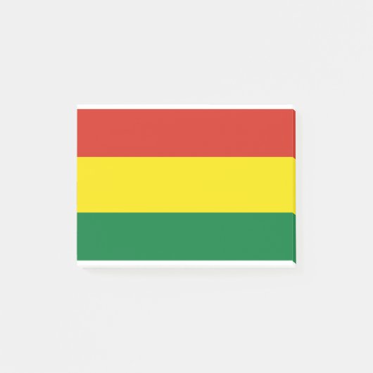 ボリビア国旗 ポストイット (正面)