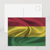 ボリビア国旗 ポストカード (正面/裏面)
