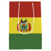 ボリビア国旗 ミディアムペーパーバッグ (裏面)