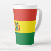 ボリビア国旗 ラテマグカップ カフェラテマグ (右アングル)
