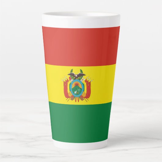 ボリビア国旗 ラテマグカップ カフェラテマグ (正面)