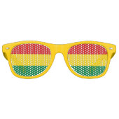 ボリビア国旗 レトロサングラス (正面)