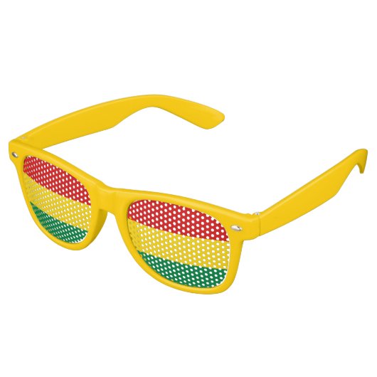 ボリビア国旗 レトロサングラス (アングル)