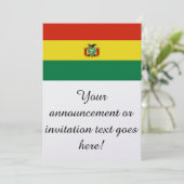 ボリビア国旗 招待状 (スタンド正面)