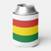 ボリビア国旗 缶クーラー (缶正面)