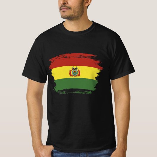 ボリビア国旗 Tシャツ (正面)