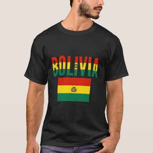 ボリビア国旗 Tシャツ (正面)