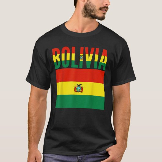 ボリビア国旗 Tシャツ (正面)