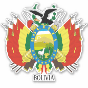 ボリビア国軍の愛国的上衣 シール