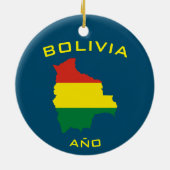 ボリビア土産クリスマスセラミックオーナメント セラミックオーナメント (裏面)