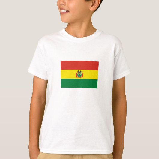 ボリビア愛国国旗 Tシャツ (正面)